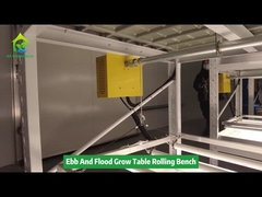 Hai lớp Giường gieo hạt Lên xuống và Dòng chảy Nhà kính Cuốn băng ghế trồng trọt