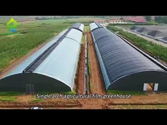 Nhà kính màng vòm với lưới che nắng