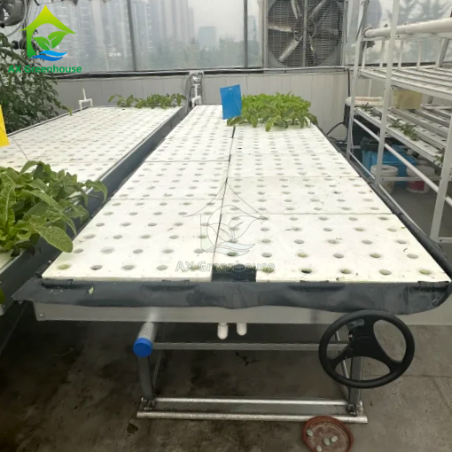 Ebb&Flow Rolling Bench Floating Board DWC Nông nghiệp nước sâu Nhà kính trồng rau không đất